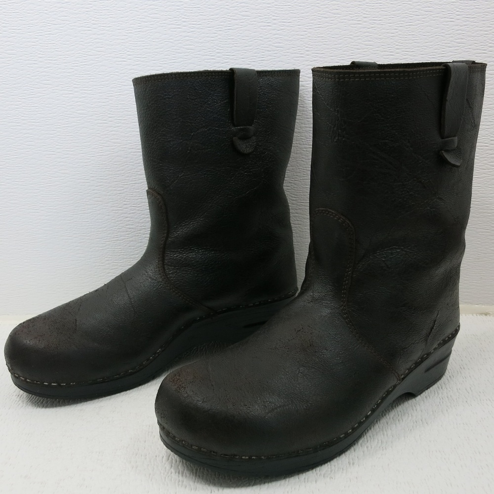 Sanita Oil Tanned Leather Comfort Boots 42 US 9.5 Mens/11.5 Womens